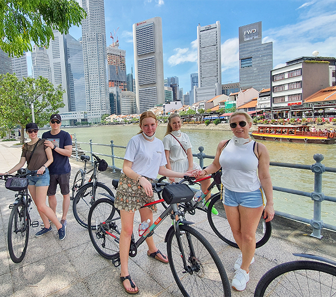 historical singapore bicycle tour